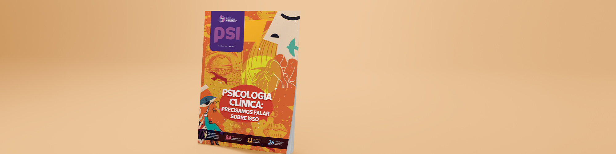 Edição 208 do Jornal Psi aborda a Psicologia Clínica