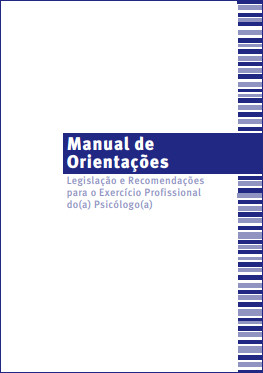 Manual do Conselho Regional de Psicologia SP - 2013