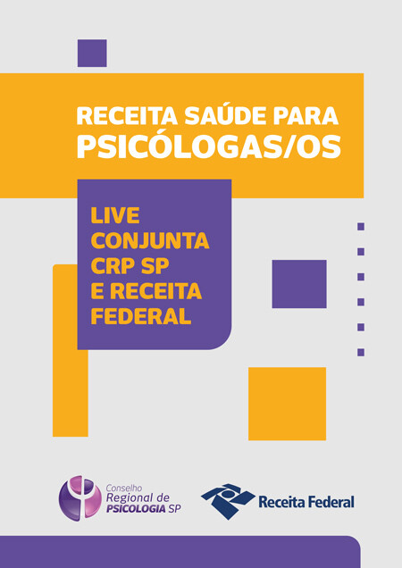 Receita Saúde para psicólogas/os | Live conjunta CRP SP e Receita Federal