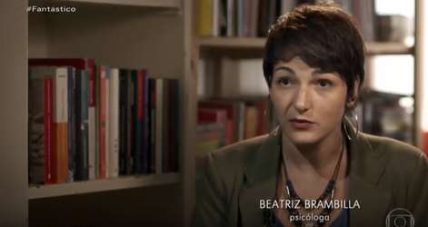 Presidenta do CRP SP, Beatriz Brambilla é entrevistada pelo programa Fantástico, da Rede Globo